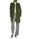 Cinzia Rocca Icons Wool & Cashmere-blend Coat In Green