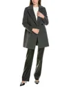 Cinzia Rocca Icons Wool & Cashmere-blend Coat In Grey