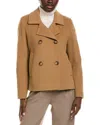 Cinzia Rocca Icons Wool & Cashmere-blend Short Coat In Brown
