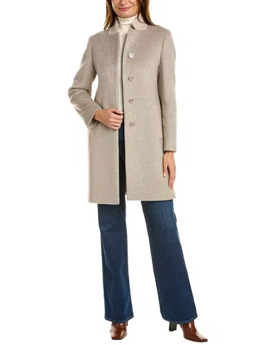 Cinzia Rocca Icons Wool-blend Coat In Gray