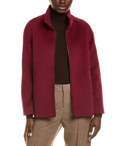 Cinzia Rocca Icons Wool-blend Short Coat In Red