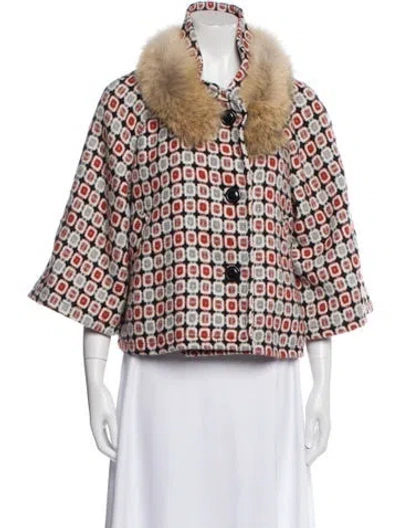 Pre-owned Cinzia Rocca Plaid Print Jacket In Multi