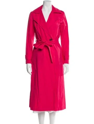Pre-owned Cinzia Rocca Trench Coat In Pink
