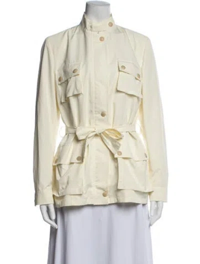 Pre-owned Cinzia Rocca Utility Jacket In Yellow