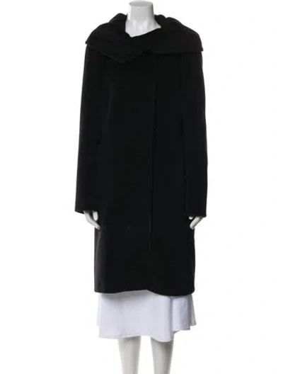 Pre-owned Cinzia Rocca Virgin Wool Coat In Black