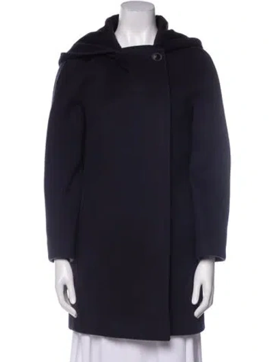 Pre-owned Cinzia Rocca Virgin Wool Coat In Blue