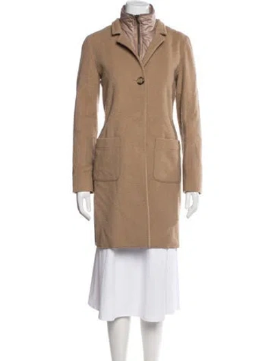Pre-owned Cinzia Rocca Virgin Wool Coat In Brown