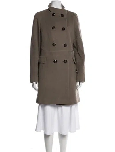 Pre-owned Cinzia Rocca Virgin Wool Coat In Brown