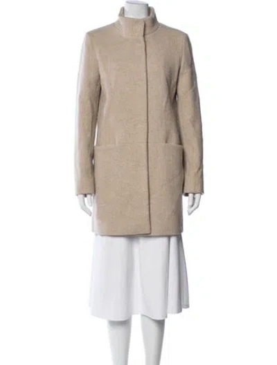 Pre-owned Cinzia Rocca Virgin Wool Coat In Brown