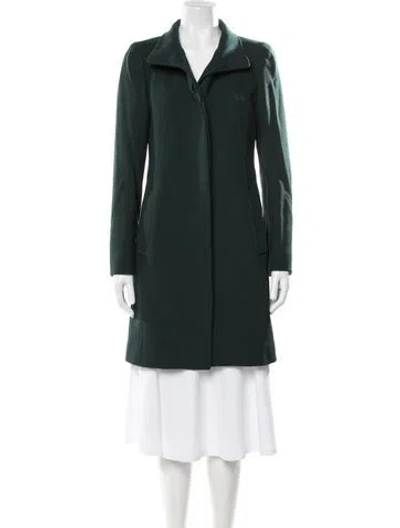 Pre-owned Cinzia Rocca Virgin Wool Coat In Green