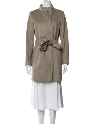 Pre-owned Cinzia Rocca Virgin Wool Coat In Grey