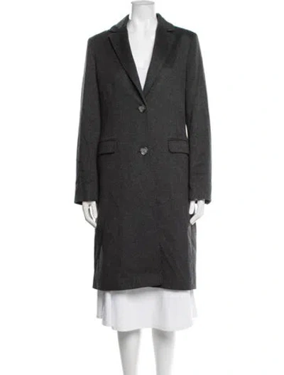 Pre-owned Cinzia Rocca Virgin Wool Coat In Grey