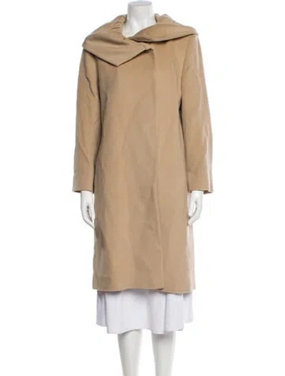 Pre-owned Cinzia Rocca Virgin Wool Coat In Neutral