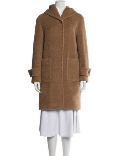 Pre-owned Cinzia Rocca Virgin Wool Coat In Neutral