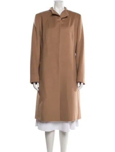 Pre-owned Cinzia Rocca Virgin Wool Coat In Neutrals