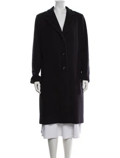 Pre-owned Cinzia Rocca Virgin Wool Coat In Purple