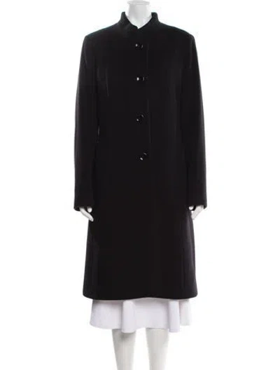 Pre-owned Cinzia Rocca Virgin Wool Coat W/ Tags In Black