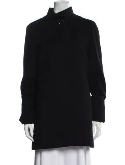 Pre-owned Cinzia Rocca Virgin Wool Coat W/ Tags In Black