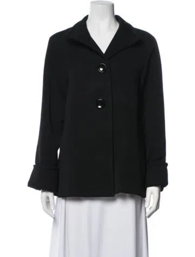 Pre-owned Cinzia Rocca Virgin Wool Jacket In Black