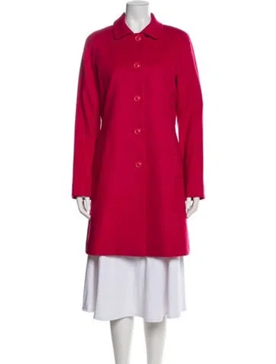 Pre-owned Cinzia Rocca Virgin Wool Jacket In Red