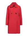Cinzia Rocca Woman Coat Red Size 14 Wool