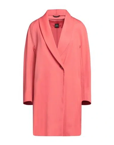 Cinzia Rocca Woman Coat Salmon Pink Size 4 Virgin Wool, Elastane