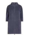 Cinzia Rocca Woman Coat Slate Blue Size 12 Virgin Wool, Cashmere In Blue