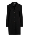 Cinzia Rocca Woman Overcoat & Trench Coat Black Size 10 Cotton, Elastane In Black