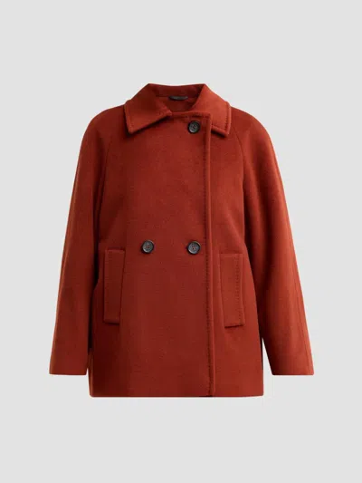 Cinzia Rocca Women's Virgin Wool Double-breasted Jacket In Red