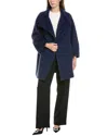 Cinzia Rocca Wool & Alpaca-blend Coat In Blue