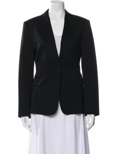 Pre-owned Cinzia Rocca Wool Blazer In Black