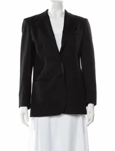 Pre-owned Cinzia Rocca Wool Blazer In Black