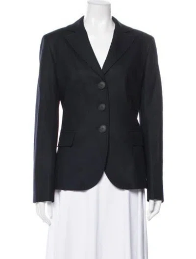 Pre-owned Cinzia Rocca Wool Blazer In Blue