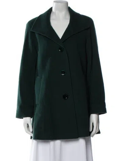 Pre-owned Cinzia Rocca Wool Blazer In Green