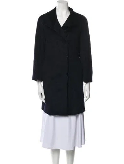 Pre-owned Cinzia Rocca Wool Coat In Black