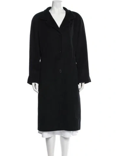 Pre-owned Cinzia Rocca Wool Coat In Black