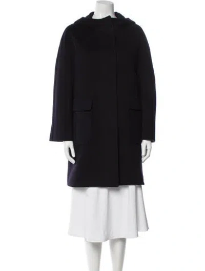 Pre-owned Cinzia Rocca Wool Coat In Black