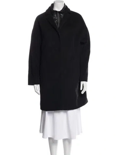 Pre-owned Cinzia Rocca Wool Coat In Black