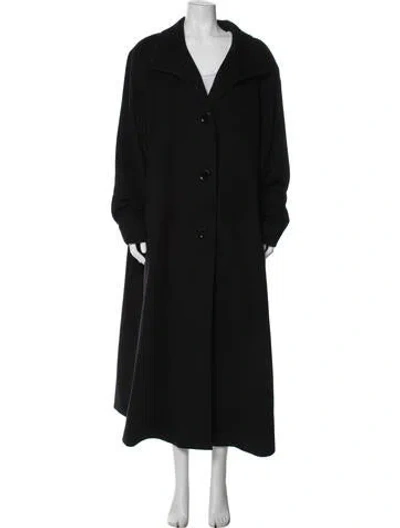 Pre-owned Cinzia Rocca Wool Coat In Black