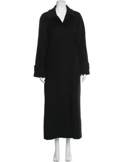 Pre-owned Cinzia Rocca Wool Coat In Black