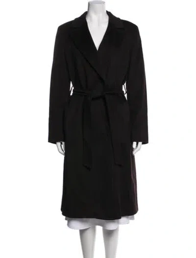 Pre-owned Cinzia Rocca Wool Coat In Black