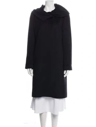 Pre-owned Cinzia Rocca Wool Coat In Black