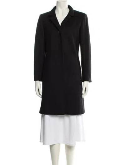 Pre-owned Cinzia Rocca Wool Coat In Black