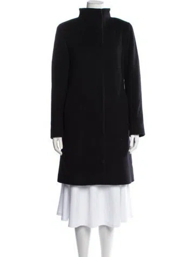 Pre-owned Cinzia Rocca Wool Coat In Black