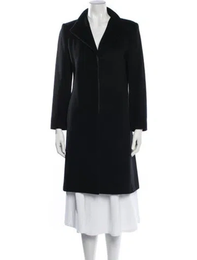 Pre-owned Cinzia Rocca Wool Coat In Black