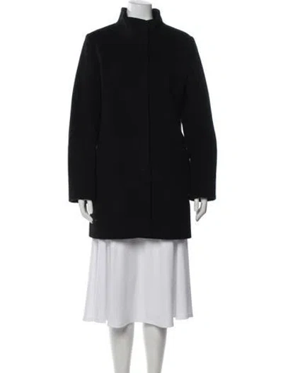 Pre-owned Cinzia Rocca Wool Coat In Black