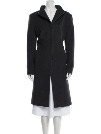 Pre-owned Cinzia Rocca Wool Coat In Gray