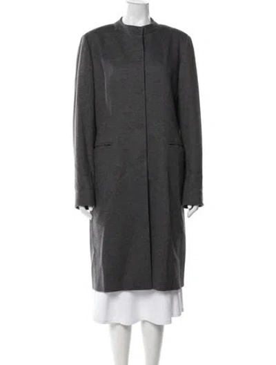 Pre-owned Cinzia Rocca Wool Coat In Gray