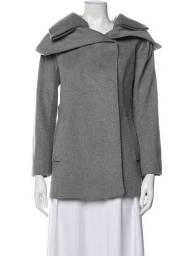 Pre-owned Cinzia Rocca Wool Coat In Grey