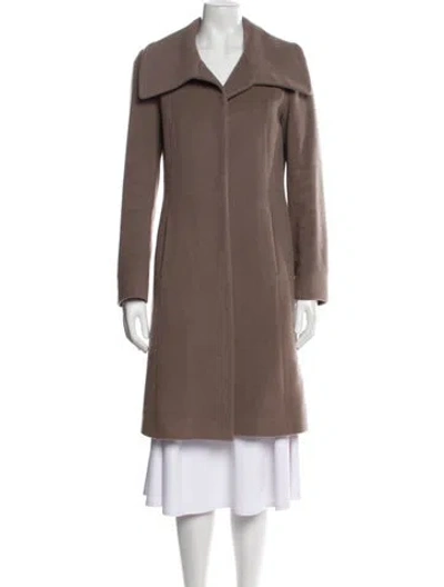 Pre-owned Cinzia Rocca Wool Coat In Neutral